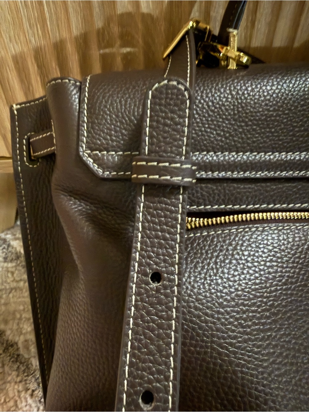 ALEMI ZURICH VIADUKT WORK Convertible leather bag - Picture 5 of 7
